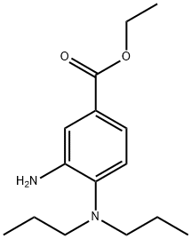 Ethyl 3-amino-4-(dipropylamino)benzoate 结构式