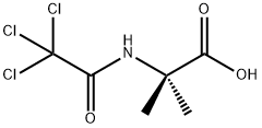 2-Methyl-N-(2,2,2-trichloroacetyl)alanine Structure