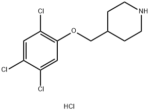 4-[(2,4,5-Trichlorophenoxy)methyl]piperidinehydrochloride|