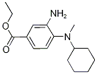 Ethyl 3-amino-4-[cyclohexyl(methyl)amino]benzoate Structure