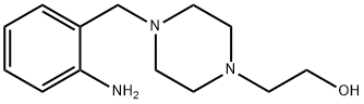 2-[4-(2-Amino-benzyl)-piperazin-1-yl]-ethanol 结构式