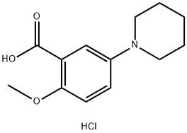 2-Methoxy-5-piperidin-1-yl-benzoic acidhydrochloride|