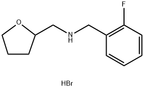 (2-Fluoro-benzyl)-(tetrahydro-furan-2-ylmethyl)-amine hydrobromide,1135232-92-6,结构式