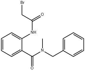 N-Benzyl-2-[(2-bromoacetyl)amino]-N-methylbenzamide Structure