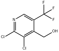 [2,3-Dichloro-5-(trifluoromethyl)-4-pyridinyl]-methanol,1160474-70-3,结构式