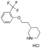 3-{2-[2-(Trifluoromethyl)phenoxy]ethyl}piperidinehydrochloride|