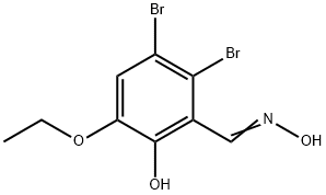 benzaldehyde, 2,3-dibromo-5-ethoxy-6-hydroxy-, oxime|2,3-二溴-5-乙氧基-6-羟基苯甲醛肟