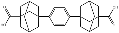 tricyclo[3.3.1.1~3,7~]decane-1-carboxylic acid, 3,3'-(1,4-|3-[4-(3-甲酸基-1-金刚烷基)苯基]-1-金刚烷甲酸