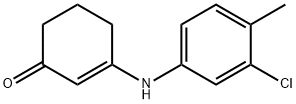 2-cyclohexen-1-one, 3-[(3-chloro-4-methylphenyl)amino]- 化学構造式