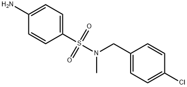 benzenesulfonamide, 4-amino-N-[(4-chlorophenyl)methyl]-N-m,1199215-55-8,结构式