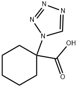 1-(1H-Tetrazol-1-yl)cyclohexanecarboxylic acid Struktur