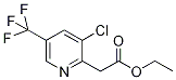 Ethyl (3-Chloro-5-(trifluoromethyl)pyridin-2-yl) acetate,,结构式