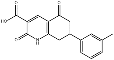 7-(3-Methylphenyl)-2,5-dioxo-1,2,5,6,7,8-hexahydroquinoline-3-carboxylic acid Structure