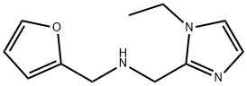 [(1-Ethyl-1H-imidazol-2-yl)methyl](2-furylmethyl)-amine dihydrochloride Struktur