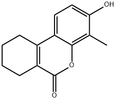 3-羟基-4-甲基-7,8,9,10-四氢-6H-苯并[C]苯并吡喃-6-酮,55047-37-5,结构式