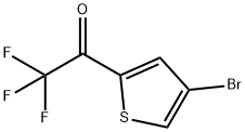 1-(4-Bromo-thiophen-2-yl)-2,2,2-trifluoro-ethanone,1252046-14-2,结构式