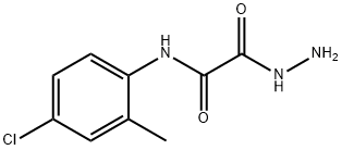N-(4-氯-2-甲基苯基)-2-肼基-2-氧代乙酰胺 结构式
