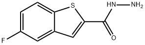 5-Fluoro-1-benzothiophene-2-carbohydrazide Structure