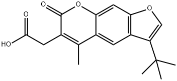 (3-tert-Butyl-5-methyl-7-oxo-7H-furo[3,2-g]-chromen-6-yl)acetic acid price.