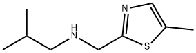 2-Methyl-N-[(5-methyl-1,3-thiazol-2-yl)methyl]-propan-1-amine dihydrochloride 化学構造式