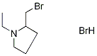 2-(溴甲基)-1-乙基吡咯烷氢溴酸盐,3494-05-1,结构式