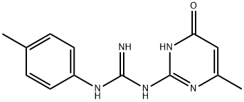 N-(6-Methyl-4-oxo-1,4-dihydropyrimidin-2-yl)-N'-(4-methylphenyl)guanidine Structure