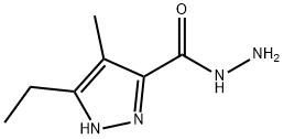3-Ethyl-4-methyl-1H-pyrazole-5-carbohydrazide Structure