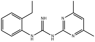 N-(4,6-Dimethylpyrimidin-2-yl)-N'-(2-ethylphenyl)-guanidine Structure