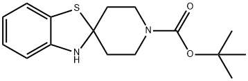 tert-Butyl 3H-spiro[1,3-benzothiazole-2,4'-piperidine]-1'-carboxylate Structure