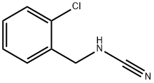 (2-クロロベンジル)シアナミド 化学構造式