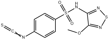 4-Isothiocyanato-N-(4-methoxy-1,2,5-thiadiazol-3-yl)benzenesulfonamide|