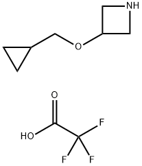 3-(Cyclopropylmethoxy)azetidine trifluoroacetate Structure