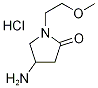 4-Amino-1-(2-methoxyethyl)-2-pyrrolidinone hydrochloride Struktur