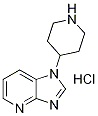 1-(哌啶-4-基)-1H-咪唑并[4,5-B]吡啶盐酸盐,1370587-23-7,结构式