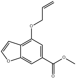 Methyl 4-(allyloxy)-1-benzofuran-6-carboxylate Structure