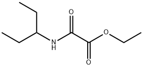 Ethyl [(1-ethylpropyl)amino](oxo)acetate 化学構造式