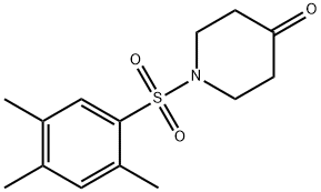 1-[(2,4,5-Trimethylphenyl)sulfonyl]piperidin-4-one Structure