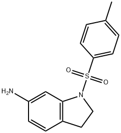 1-[(4-Methylphenyl)sulfonyl]indolin-6-amine Structure