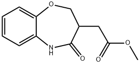 Methyl (4-oxo-2,3,4,5-tetrahydro-1,5-benzoxazepin-3-yl)acetate Structure