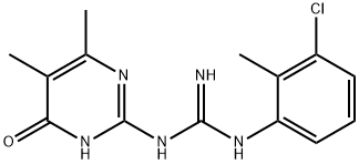 488796-42-5 N-(3-氯-2-甲基苯基)-N'-(4,5-二甲基-6-氧代-1,6-二氢嘧啶-2-基)胍
