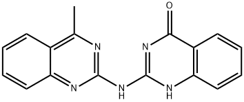 2-(4-甲基-喹唑啉-2-基氨基)-喹唑啉-4-醇, 263746-95-8, 结构式