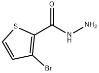 3-Bromothiophene-2-carbohydrazide Struktur