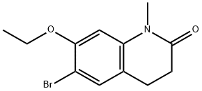 6-Bromo-7-ethoxy-1-methyl-1,2,3,4-tetrahydroquinolin-2-one Structure