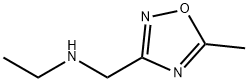 N-[(5-メチル-1,2,4-オキサジアゾール-3-イル)メチル]エタンアミン 化学構造式