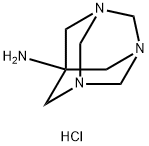 7-AMINO-1,3,5-TRIAZATRICYCLO [3.3.1.13,7]DECANE, TRIHYDROCHLORIDE 结构式