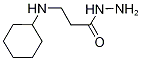 3-(CYCLOHEXYLAMINO)PROPANOHYDRAZIDE Structure