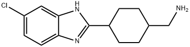 4-(5-CHLORO-1H-BENZIMIDAZOL-2-YL)CYCLOHEXYL]METHYLAMINE Struktur