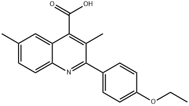 438218-83-8 2-(4-エトキシフェニル)-3,6-ジメチルキノリン-4-カルボン酸