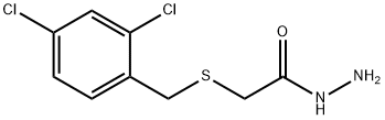 2-[(2,4-DICHLOROBENZYL)THIO]ACETOHYDRAZIDE Struktur