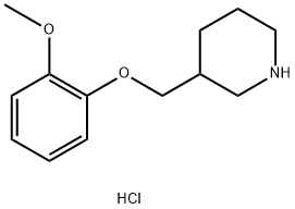 3-[(2-METHOXYPHENOXY)METHYL]PIPERIDINEHYDROCHLORIDE